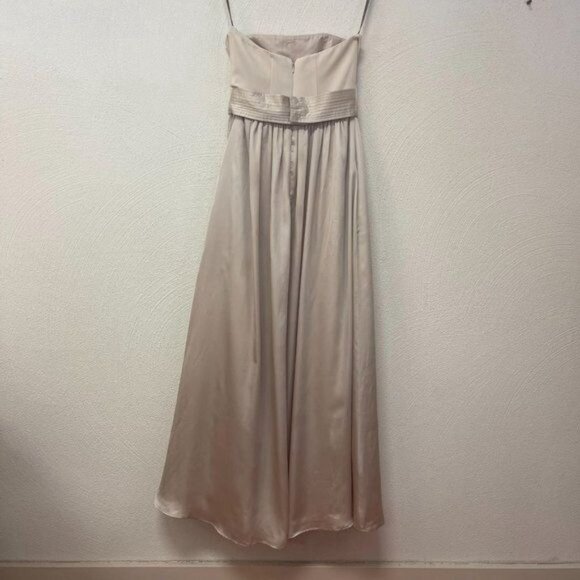White by Vera Wang Womens Strapless Dress in Champagne Cream Size 0 *Flaw* - Picture 8 of 12